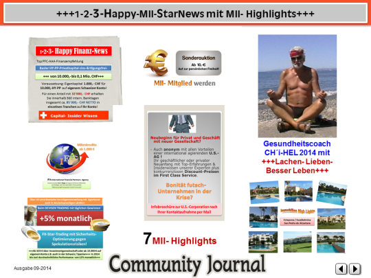 1-2-3-Happy-MII-News mit 7 MII-Highlights